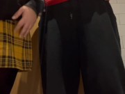 TWO CHUBBY GIRLS MASTURBATING IN PUBLIC TOILET 1/16