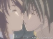 Erotic anime kissing foreplay 11/16
