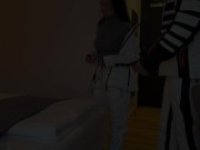After skiing, stepmom shares bed with stepson 2/16