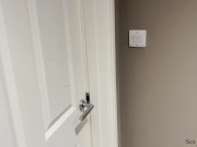 Stepmom's first-time double penetration in a toilet of a hotel shared room with her stepson 3/16