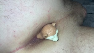 In and Out - teasing my meerkat toy with a 12in dildo