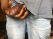 ZIPPED OUT  MY TROUSER TO PULL THAT MONSTER OUT🍌🍌