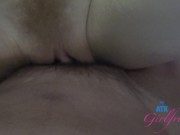 FE session with amateur Scarlet Skies taking thick cock deep in multiple positions and creaming on it 1/16