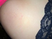 Horny Housewife Fucks the Delivery Guy Outdoor in His Car at Night 14/16