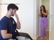 MY STEP SISTER CAUGHT ME SMELLING HER PANTYHOSE AND I EJACULATED IN HER PUSSY 3/16