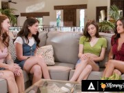 Horny Teens Have Group Sex With Hot MILF 2/16