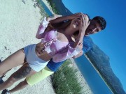 Hardcore picnic for young Colombian Melania Dark and her boyfriend Yeri 1/16