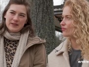 Ersties - Amanita und Sally D beim lesbischen Date mit Höhepunkt 12/16