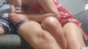 Assisted mutual masturbation with my stepsis