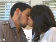 Big Boobs Brunette Latina girl is fucked in her wet pussy 1/16