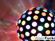 Sexy big boobed disco ball babe Alison 2/16