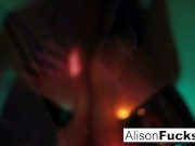 Sexy big boobed disco ball babe Alison 4/16