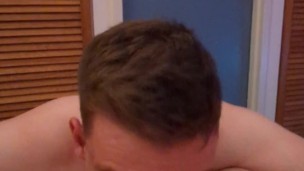 VerseBreadBoy wrecks his throat on a hung uncut cock