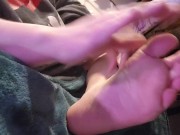 Foot Care - Day 8 - Pumice Stone, Lotion and a Silicone Sock 11/16