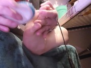 Foot Care - Day 8 - Pumice Stone, Lotion and a Silicone Sock 3/16