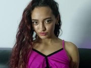 Petite shows her tits in exchange for iPhone - Tiktoker Latina 4/16