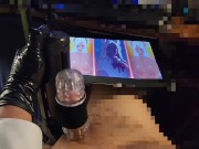 First time using auto masturbator  