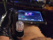 First time using auto masturbator  