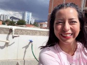 My stepsister is so hot that I decided to get her wet to see her naked 1/16