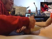 Heather Kane Laughs at How Quick his Balls Came! 7/16