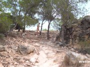 Ersties - Sexy Red Head Takes A Risk By Masturbating Outside 10/16