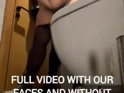 Lesbian MISTRESS FUCKS HARD Straight Girl in PUBLIC TOILET 16/16