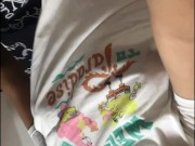 Playing Alone with my Huge Tits and Virgin Pussy