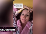 Big boobs babe behind the scenes cameltoe, romance scams, dyeing hair, JOI & chat after fucked & lots more - Lelu Love 3/16