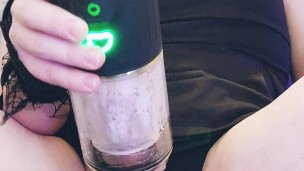 Cat femboy tries to not cum