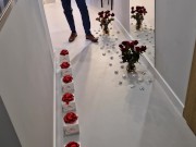 A mature woman celebrates another eighteenth birthday 1/16