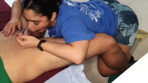 JUICY BLOWJOB AFTER GYM