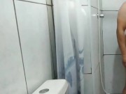 Peguei meu marido batendo uma no chuveiro e fiz ele me foder gostos 3/16