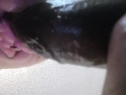 POV Granny Swallowing BBC Extreme Close-Up 9/16