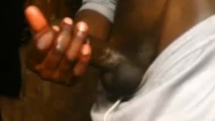 SOLO MALE WITH BLACK MONSTER COCK JERKING OFF.... JAMAICAN -kenyan