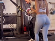 VENGO SCOPATA IN PALESTRA dal il mio PERSONAL TRAINER LUCAS PERACCHI, mi scopa fortissimo 9/16