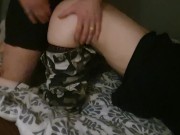 French girl fucked in doggy style while editing a video 13/16