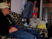 MY WIFE VIDEOCALLS HER BOSS WHEN I CUM ON HER FEET 4/16