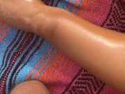 153 beach oil massage and jerk off cumshot OnlyFans @ Appleliu-76 4/16