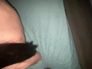 Son with a big dick fucks mom's friend with big tits with cancer and cums in her mouth 10/16