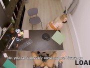 LOAN4K. Sexy waitress involved into sexual affair with handsome creditor 13/16