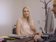 LOAN4K. Sexy waitress involved into sexual affair with handsome creditor 6/16