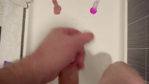 Shower masturbation