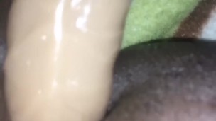 The dildo got me wet ..