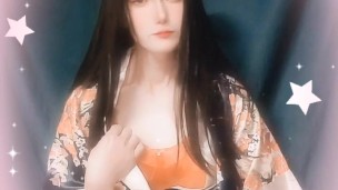 男の娘オナニー Japanese crossdresser teasing