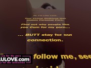 Big boobs babe closeup puckering asshole with Female & Financial Domination JOI & spread pussy closeups - Lelu Love 1/16