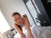 Tantric massage of tender pussy | Lots of oil = big cumshot | Sex therapy 💗 2/16