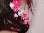 Inu-Boku Ririchiyo shinyblack hair and white skin too erotic, immoral sex in a Japanese-style room. 11/16