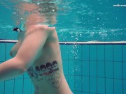 Enjoy big bouncy tits of Dashka in the swimming pool 5/16