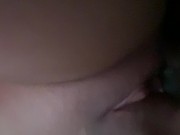 POV: side view; pawg wife takes husbands cream pie (New year) 11/16