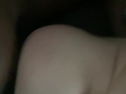 POV: side view; pawg wife takes husbands cream pie (New year) 6/16